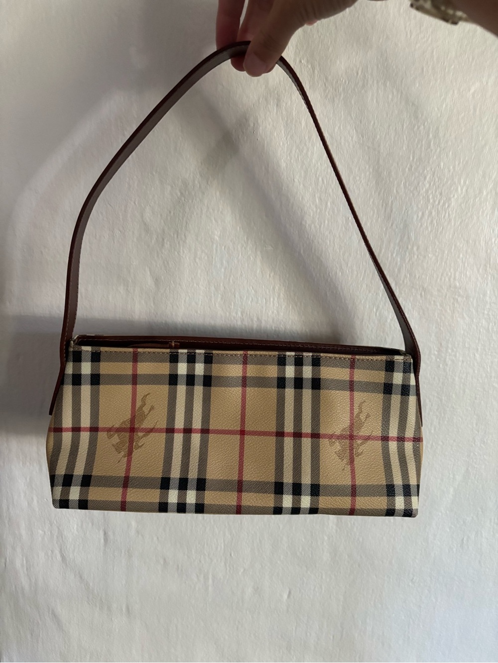 Burberry Haymarket Check Shoulder Bag